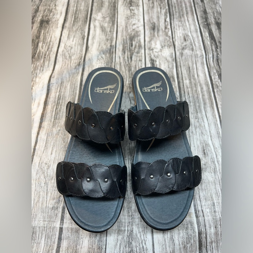 Dansko Black Dee Dress Sandals Women’s 38 - Picture 2 of 5